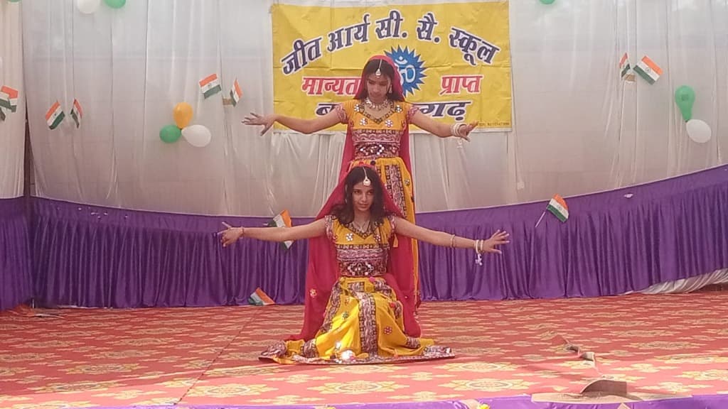 Traditional Dance Performance - Students in folk attire